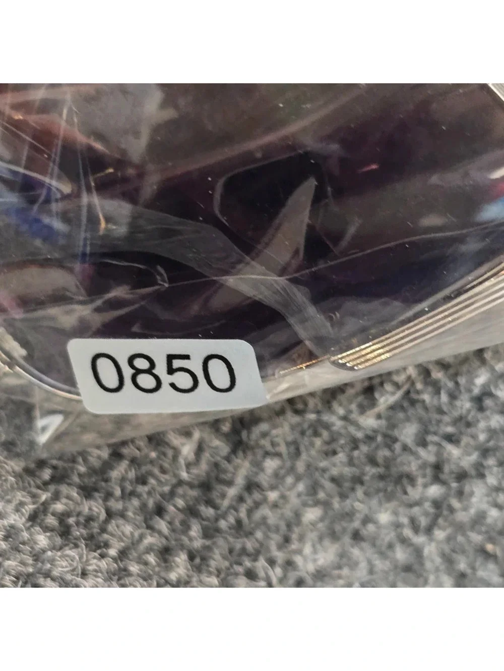 GUESS Silver Navigator Sunglasses Metal Double Bridge Brow Bar Smoke Gray Lens